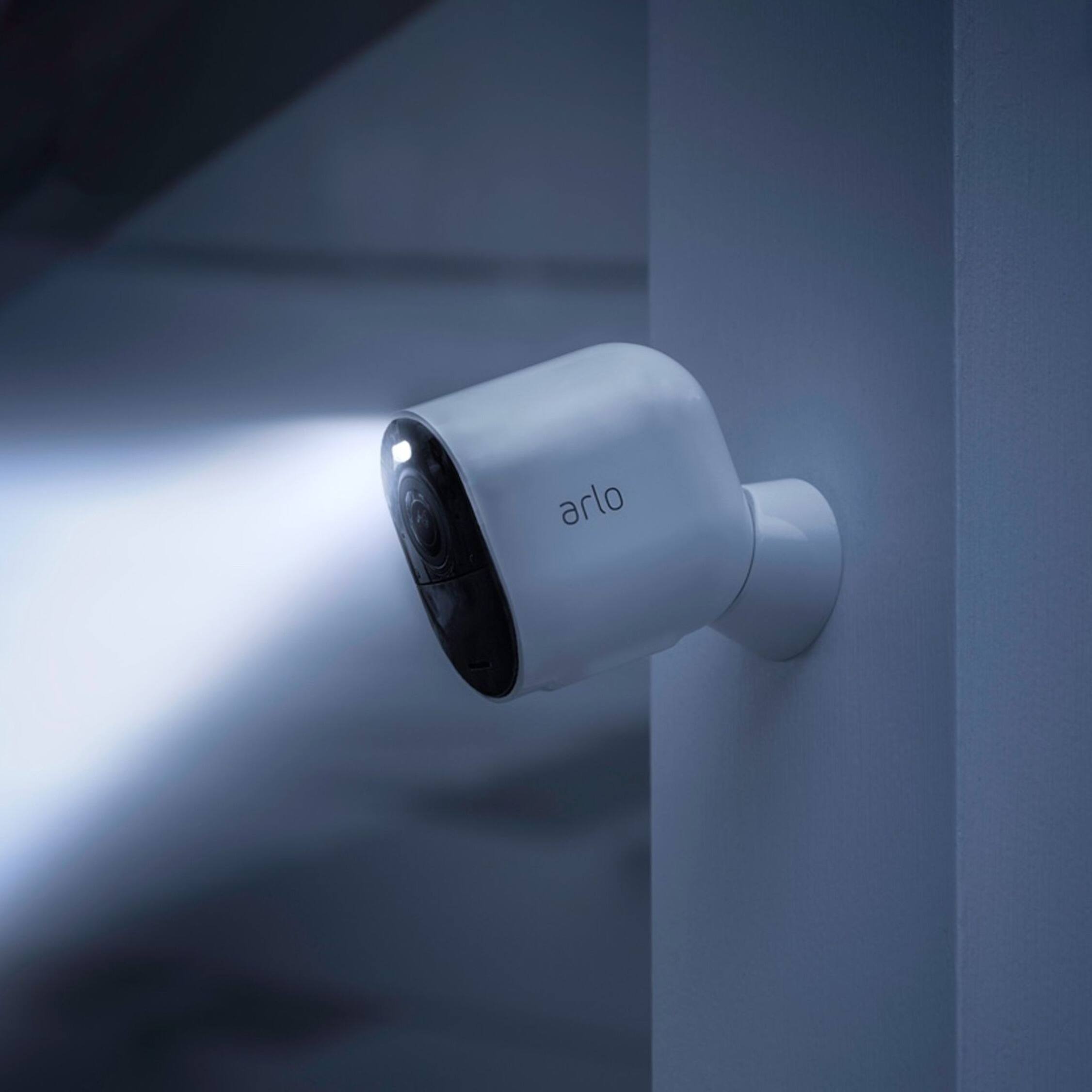 Alt View 19. Arlo - Arlo Ultra 2 Camera, 2 Pack, White - VMS5240-20000S - White.