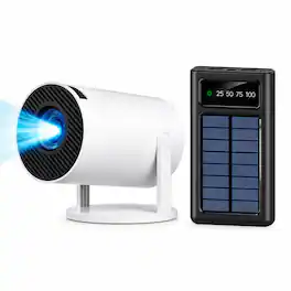 Pursonic - Projector & SolarSync Power Bank Bundle – Portable Entertainment & Power Kit