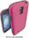 Angle Standard. ZAGG - Arsenal Case for Samsung Galaxy S 4 Cell Phones - Pink.