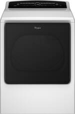 Whirlpool - Cabrio 8.8 Cu. Ft. 24-Cycle Gas Dryer - White - Front_Standard