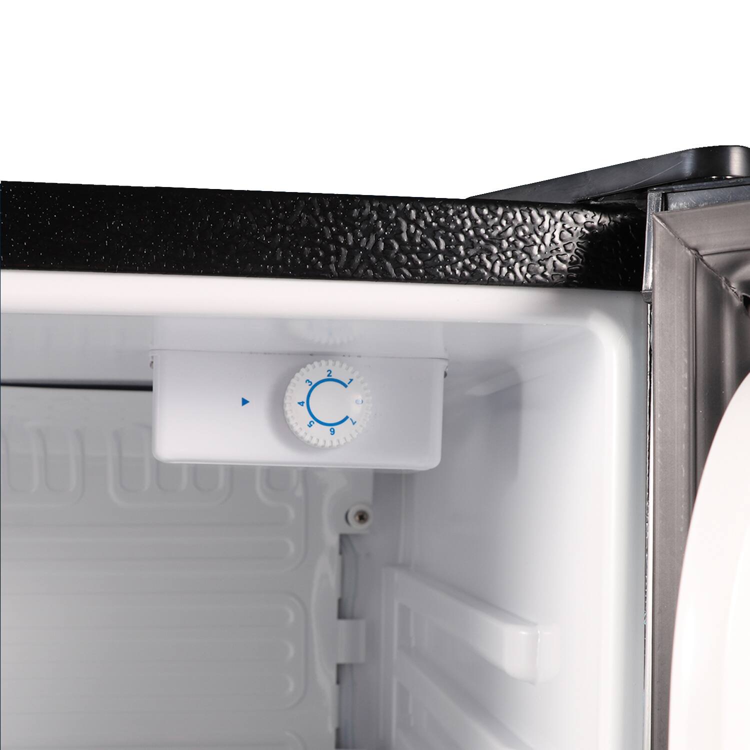 Alt View 6. Conserv - Conserv 18in Compact Refrigerator 2.6 Cu.Ft. Mini Fridge Reversible Door 110V STAINLESS - Stainless.