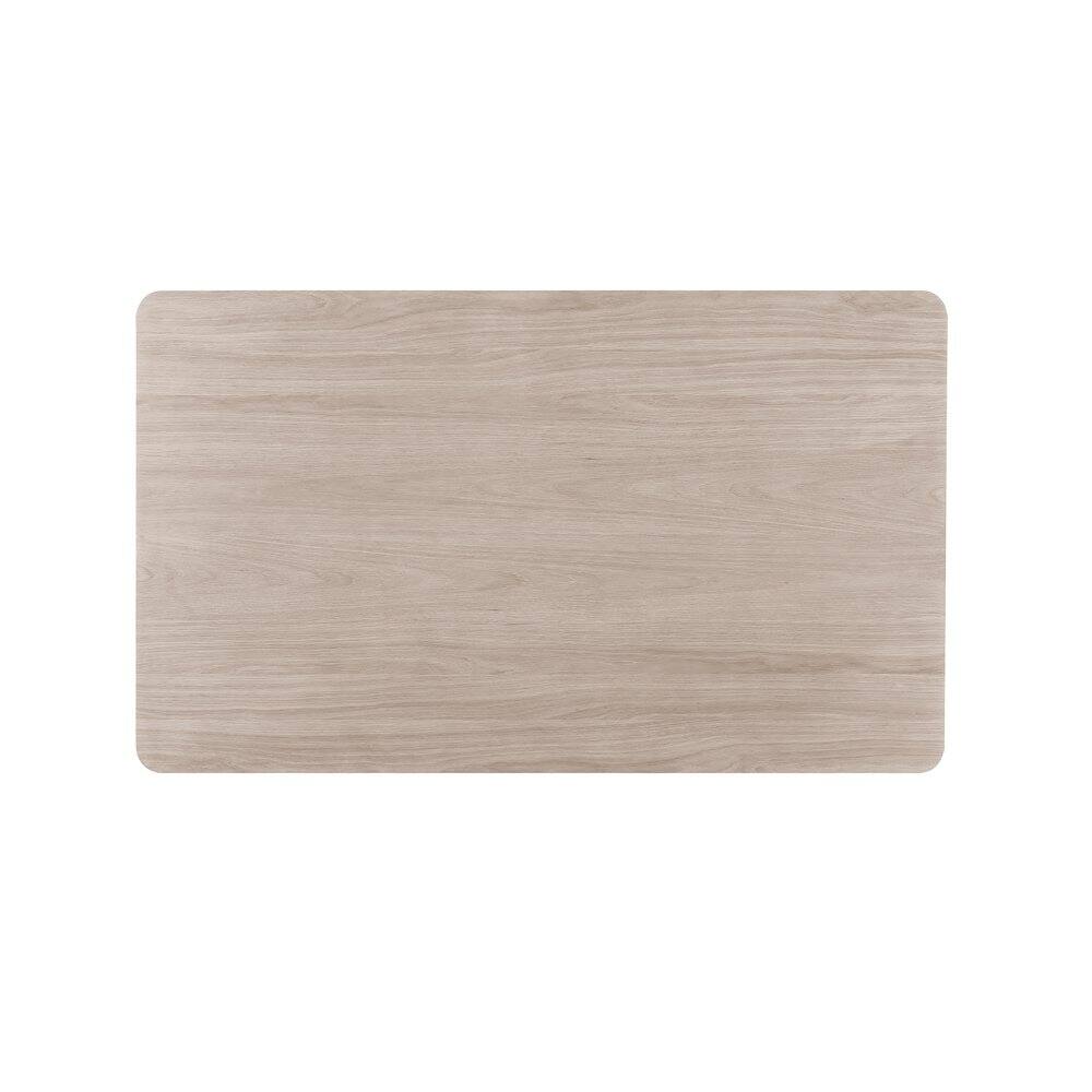 Alt View 3. New Classic Furniture - Oscar 60 in. Rectangle Wood Dining Table, White Ash - White.
