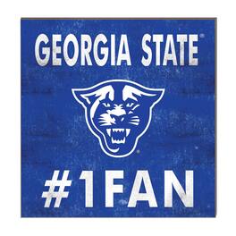 Jardine - Georgia State Panthers 10" x 10" #1 Fan Plaque - Blue