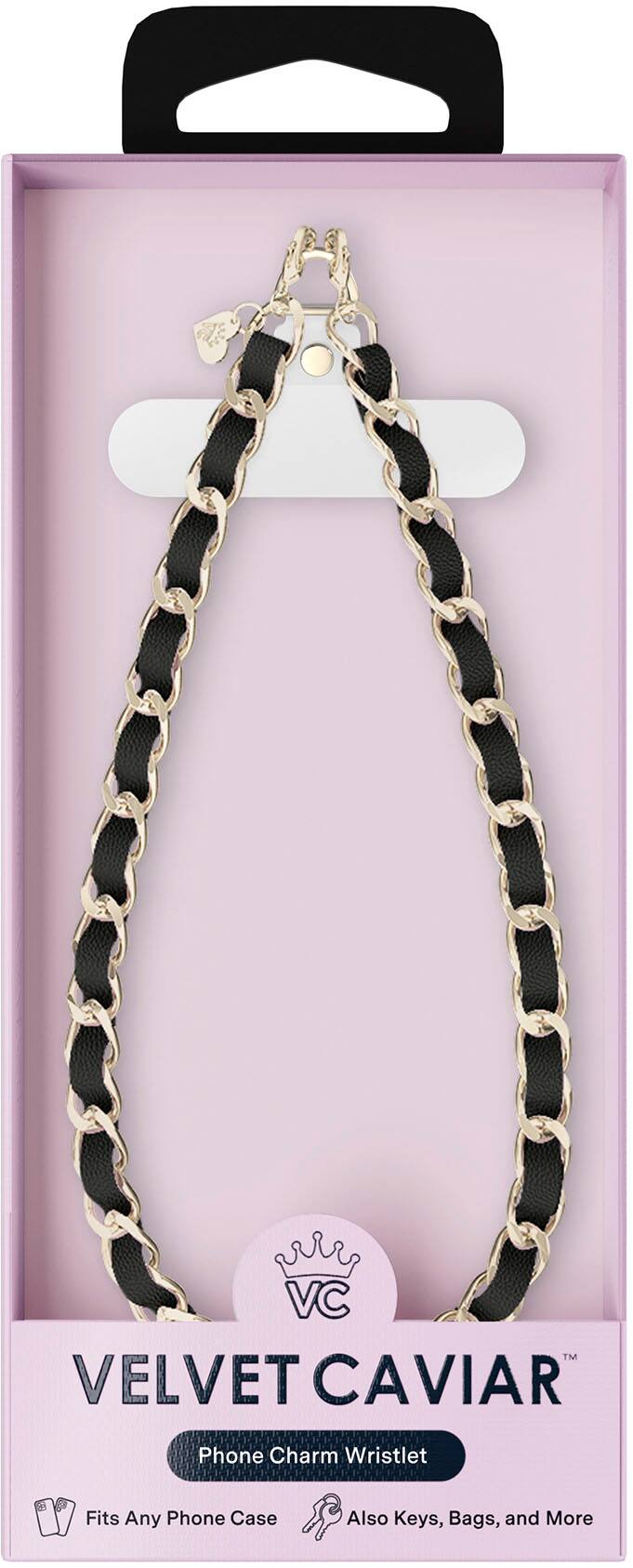 VELVET CAVIAR  
Phone Charm Wristlet  
Fits Any Phone Case  
Also Keys, Bags, and More