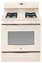 GE - 30" Self-Cleaning Freestanding Gas Range - Bisque-Front_Standard