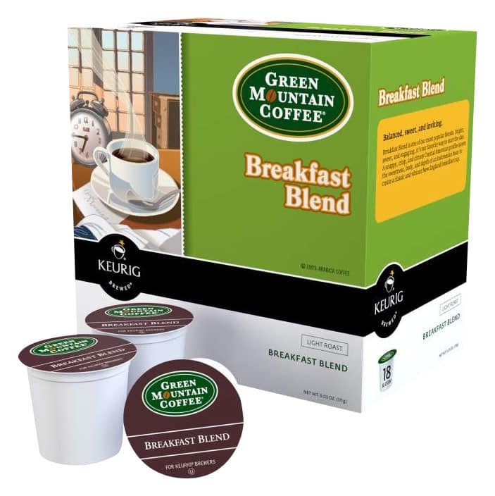 Front. Keurig - Green Mountain Breakfast Blend K-Cup® Pods (108-Pack).