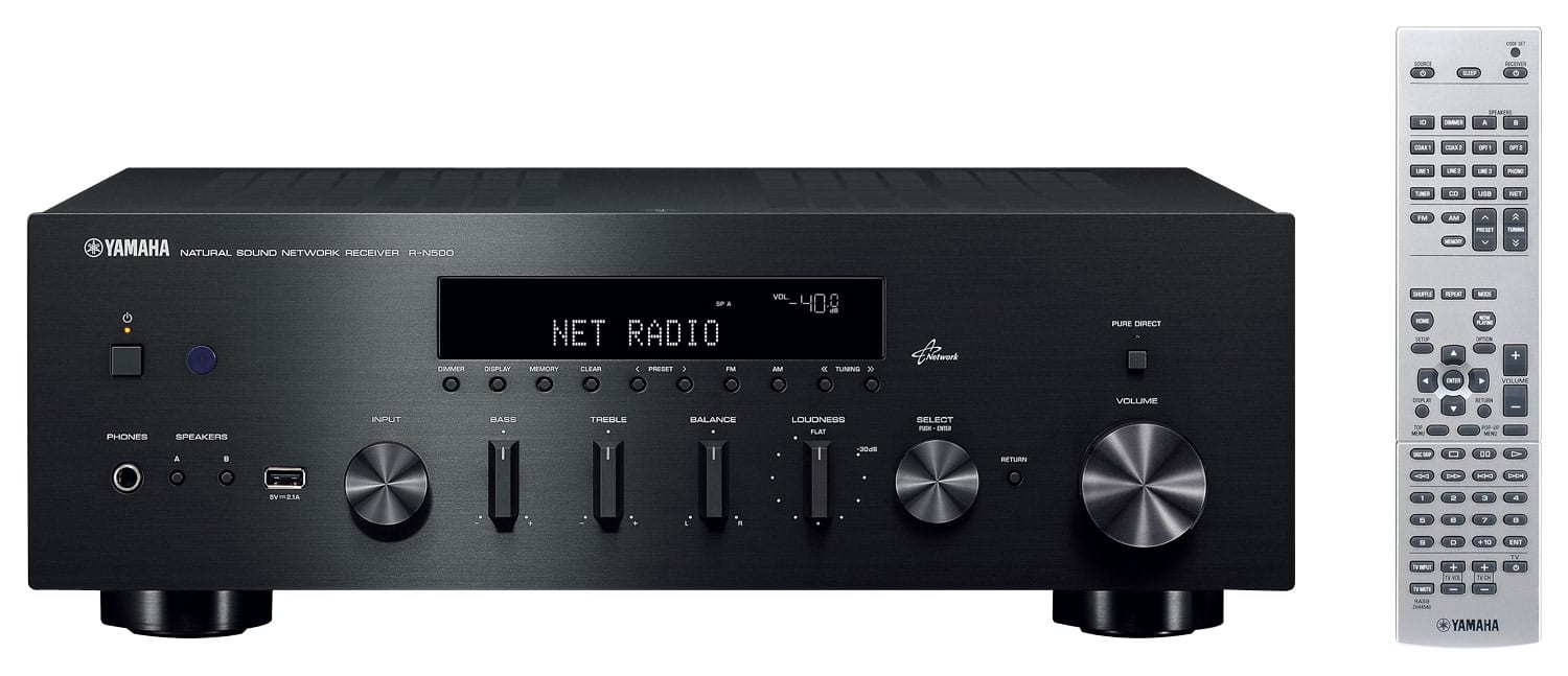 Best Buy Yamaha 160W 2.0Ch. Stereo Receiver Black RN500BL