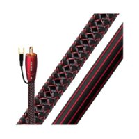 AudioQuest - Irish Red 6.6' RCA-to-RCA Cable - Black/Red Stripes - Front_Zoom