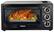 Front Standard. Galanz - 6-Slice Toaster Oven - Black.