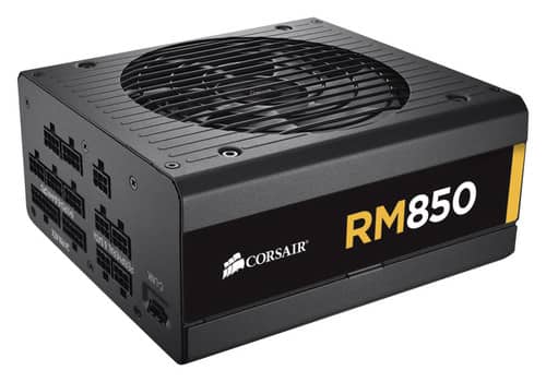 Front. Corsair - RM Series 850W Power Supply - Black.