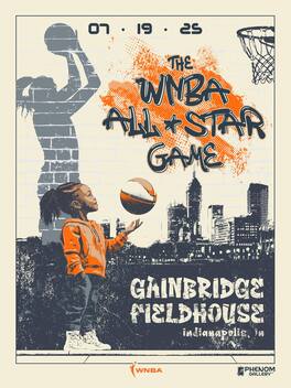 Phenom Gallery - 2025 WNBA All-Star Game 18" x 24" Serigraph - Multicolor