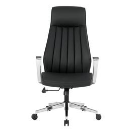 Office Star Products - High Back Antimicrobial Fabric Office Chair - Dillon Black