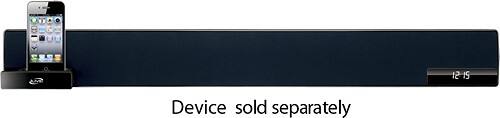 Front Standard. iLive - Bar Speaker for Apple® iPod® and iPhone® - Black.