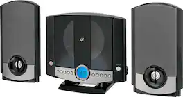 GPX - Micro Hi-Fi System - Black