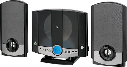 GPX Micro Hi Fi System Black HM3817DT Best Buy