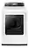 Front. Samsung - 7.4 Cu. Ft. 13-Cycle Electric Dryer with Steam - White.