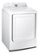 Angle. Samsung - 7.2 Cu. Ft. Electric Dryer with 8 Cycles - White.