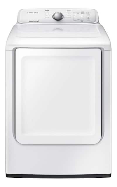 Samsung 7 2 Cu Ft 8 Cycle Electric Dryer White Dv40j3000ew Best Buy