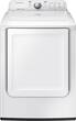 Samsung - 7.2 Cu. Ft. 8-Cycle Gas Dryer - White - Larger Front