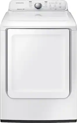 Samsung - 7.2 Cu. Ft. Gas Dryer with 8 Cycles - White