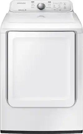 Front. Samsung - 7.2 Cu. Ft. Gas Dryer with 8 Cycles.