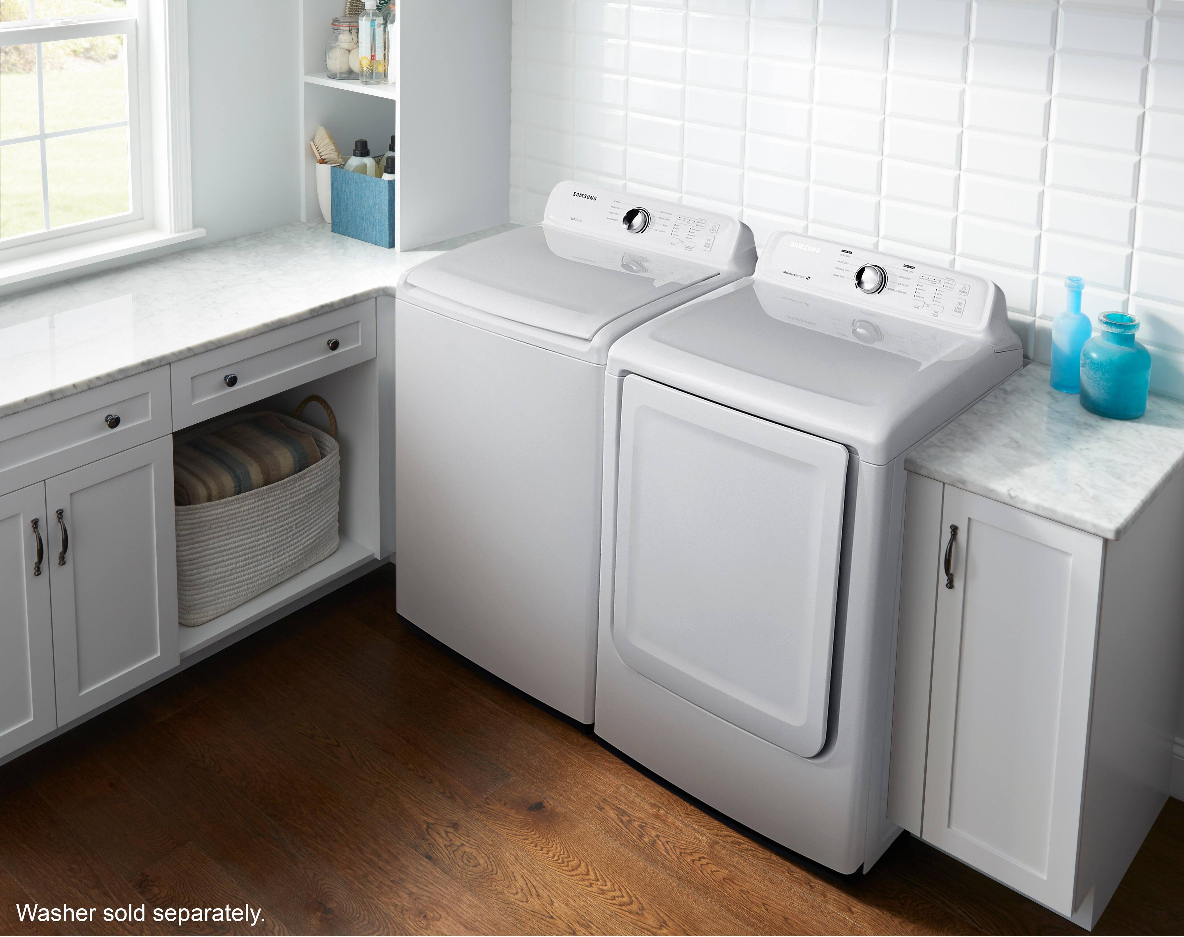 Alt View 19. Samsung - 7.2 Cu. Ft. Gas Dryer with 8 Cycles.