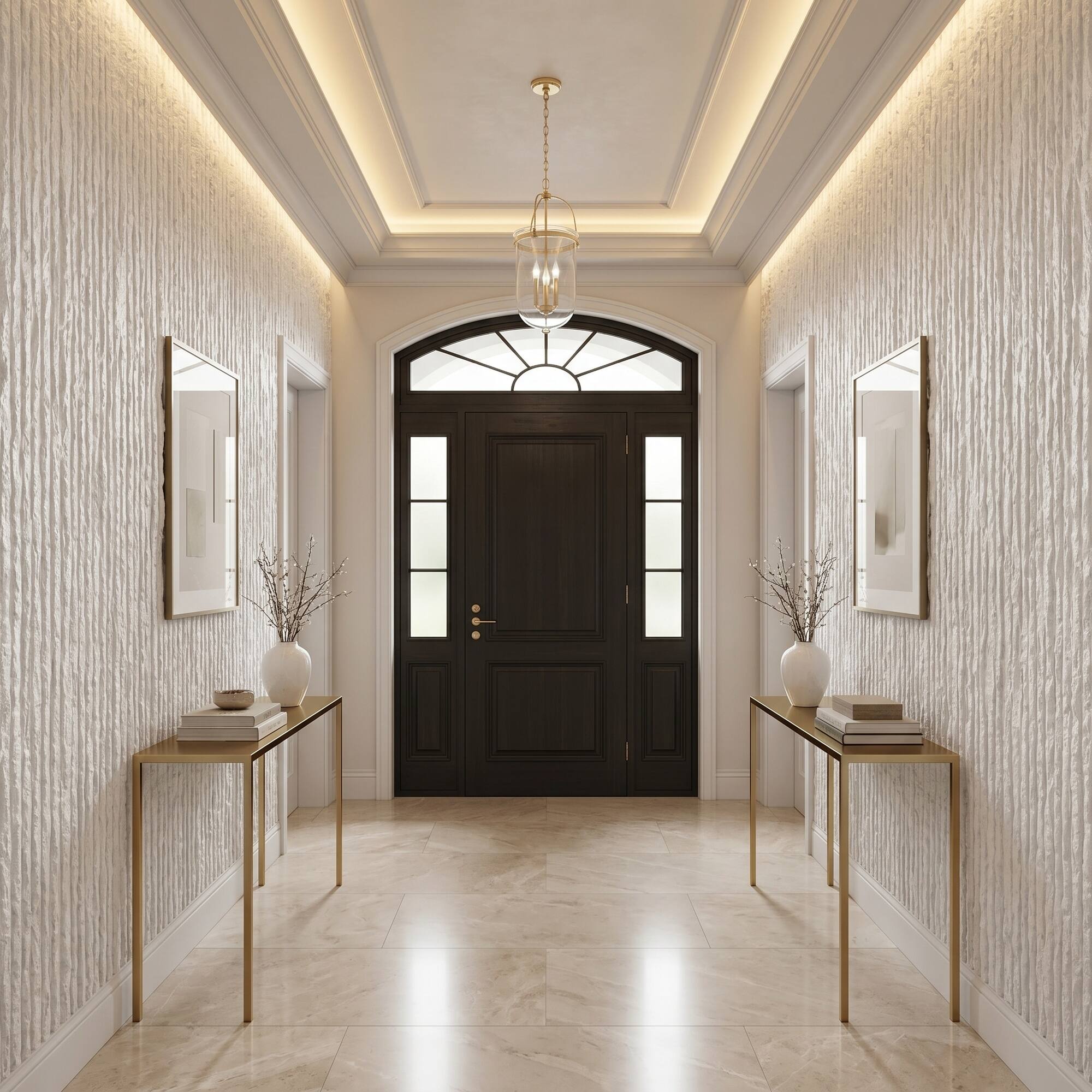 Alt View 3. Boyel Living - 12-Pack 23.62-in x 47.24-in Natural 3D Faux Stone Polyurethane Wall Panel - Natural.