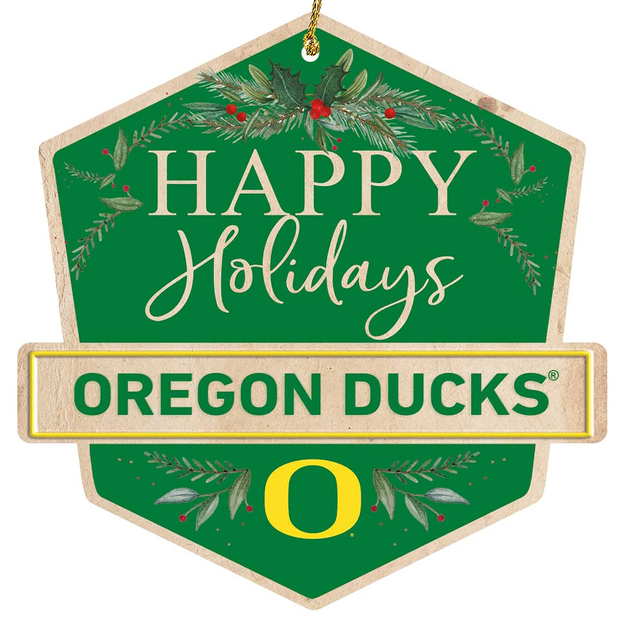HAPPY Holidays  
OREGON DUCKS  
O