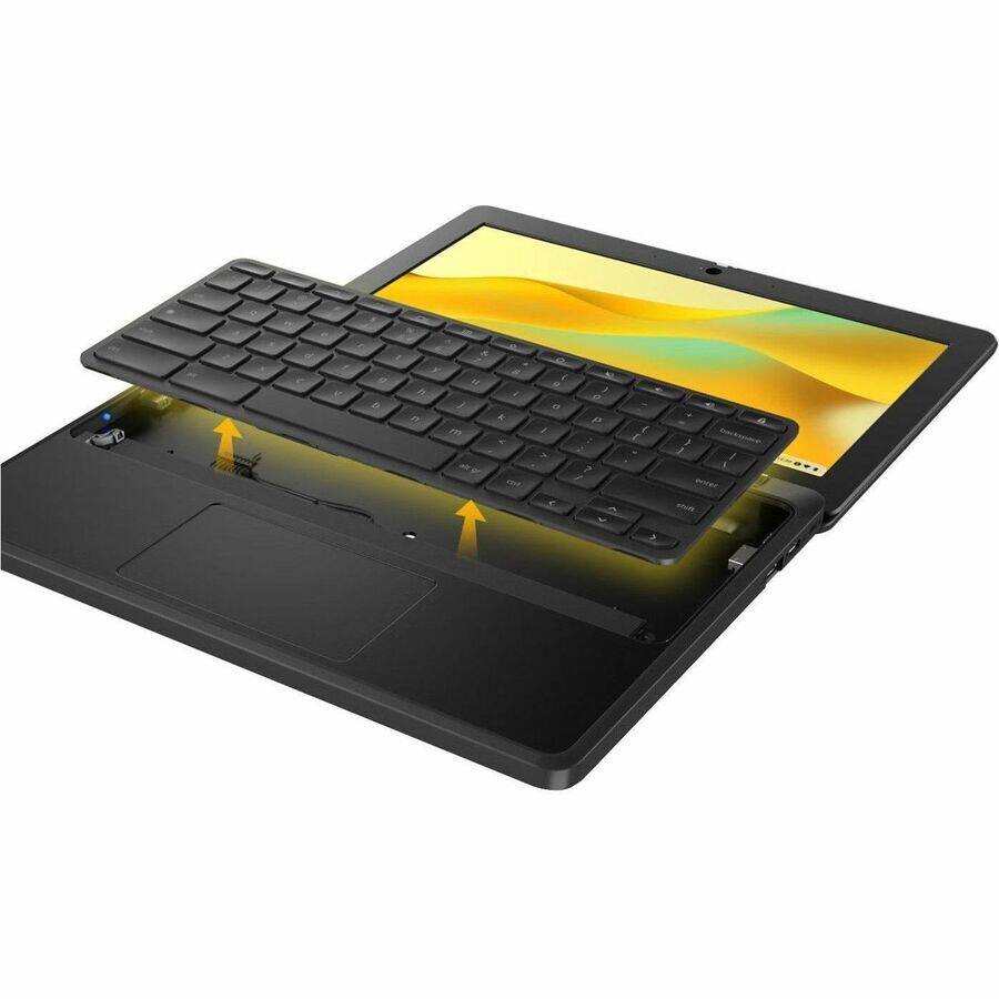 Alt View 1. Acer - Acer Chromebook 511 C737T C737T-C6FJ 11.6" Touchscreen Chromebook - HD - 60 Hz - Intel - 8 GB - 64 GB Flash Memory - Black.