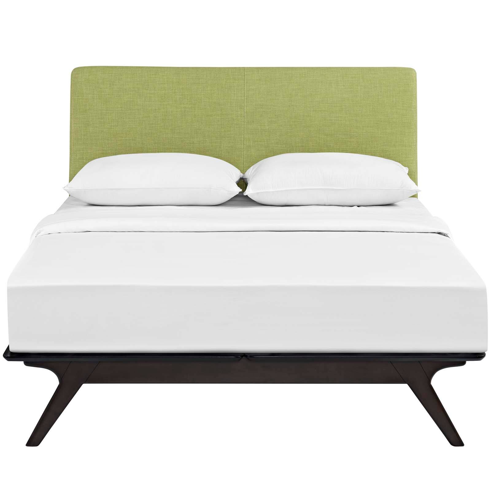 Alt View 1. Modway - Ollie Twin Bed Frame - Silver.
