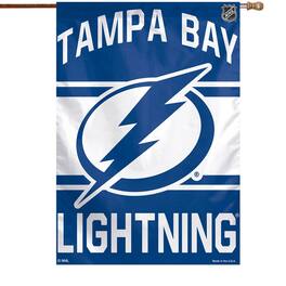 WinCraft - Tampa Bay Lightning 28" x 40" Primary Logo Single-Sided Vertical Banner - Multicolor