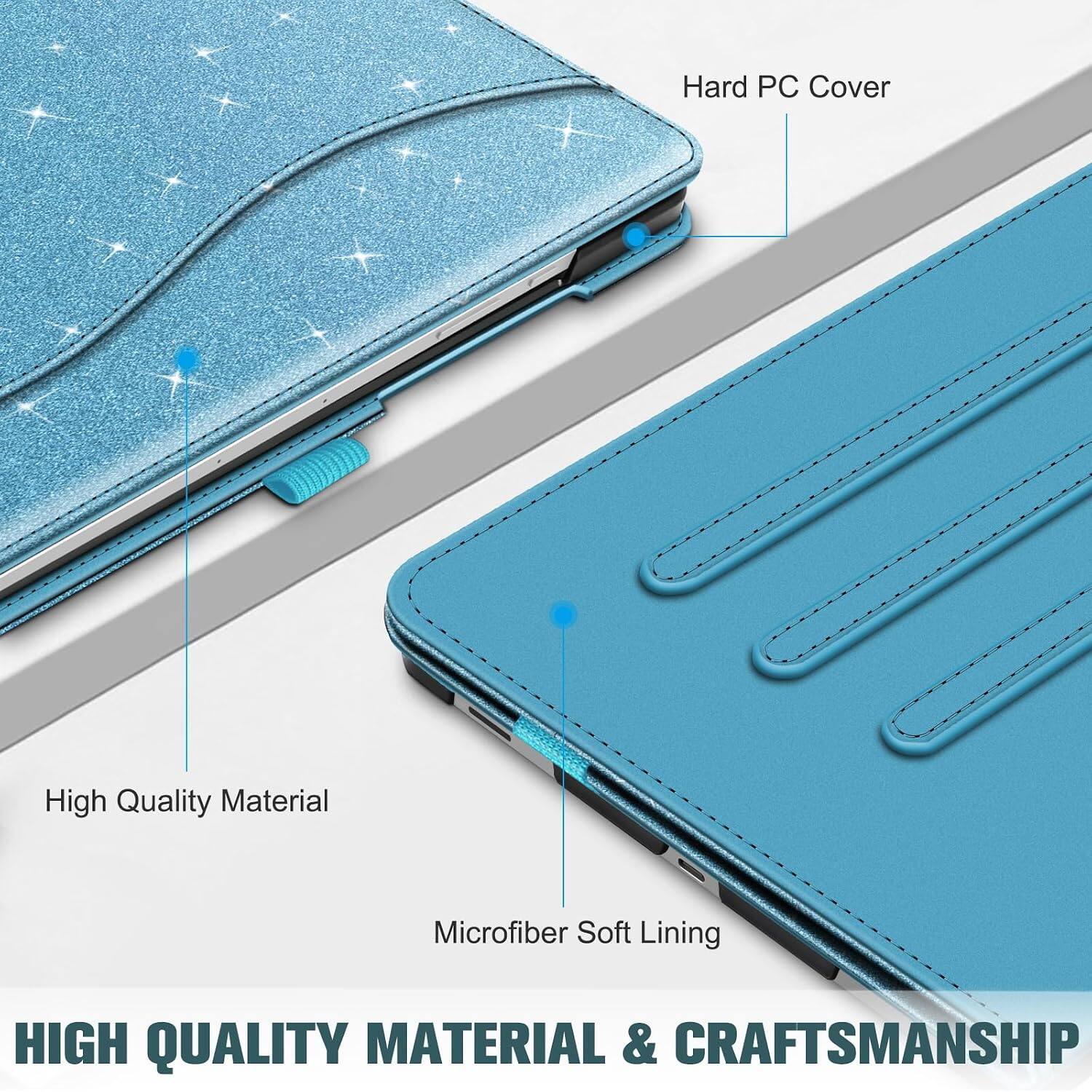 Hard PC Cover  
High Quality Material  
Microfiber Soft Lining  
HIGH QUALITY MATERIAL & CRAFTSMANSHIP