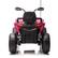 Angle. BreeBe - 24V Kids XXXL Electric ATV ride on with Parental Control, Suspension, Music, Lights, USB, MP3, Bluetooth, Ages 3-12 - Black,Pink.