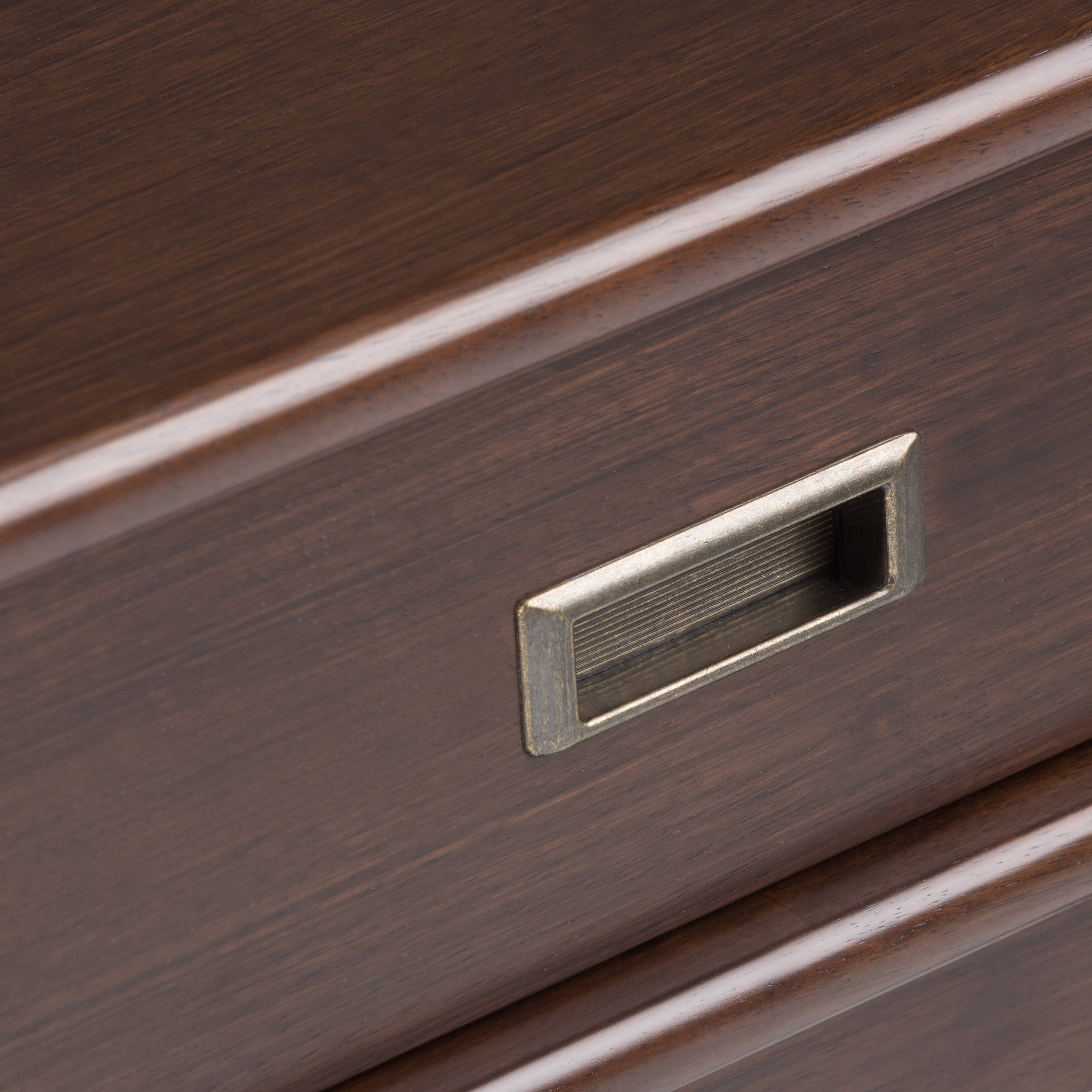 Alt View Zoom 16. Simpli Home - Draper Mid Century End Table - Medium Auburn Brown.