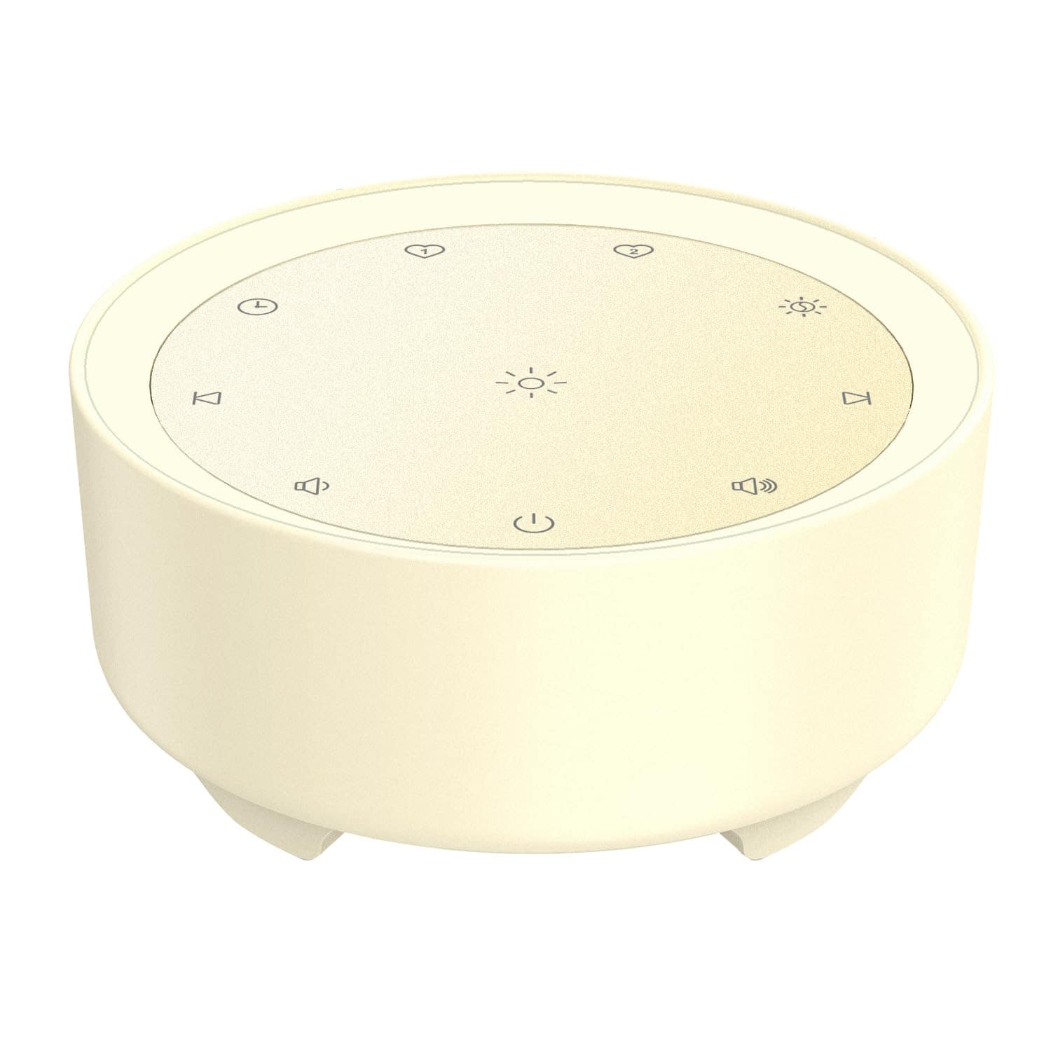 Cozy Serene - Night Light Bedroom Light Sound Machine & Night Light For Adults/baby/kid. White Noise With Max 8h Timer 20 Sleep - Putty-Small