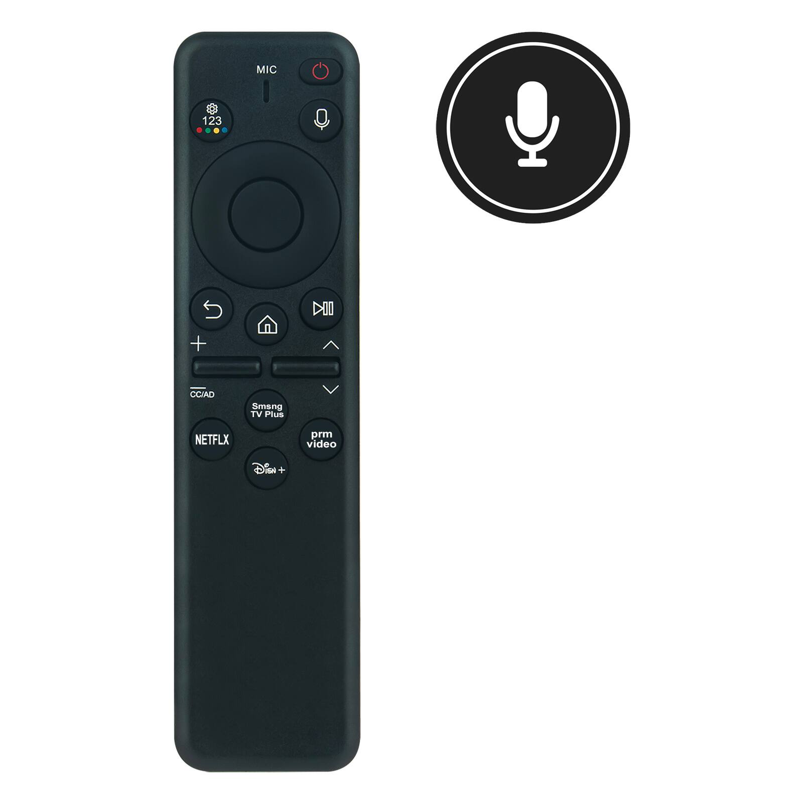 WINFLIKE - BN59-01432A Replacement Voice Remote Control fit for Samsung TV Neo QLED S90D Smart 8K HDR Ultra HD TVs - Black