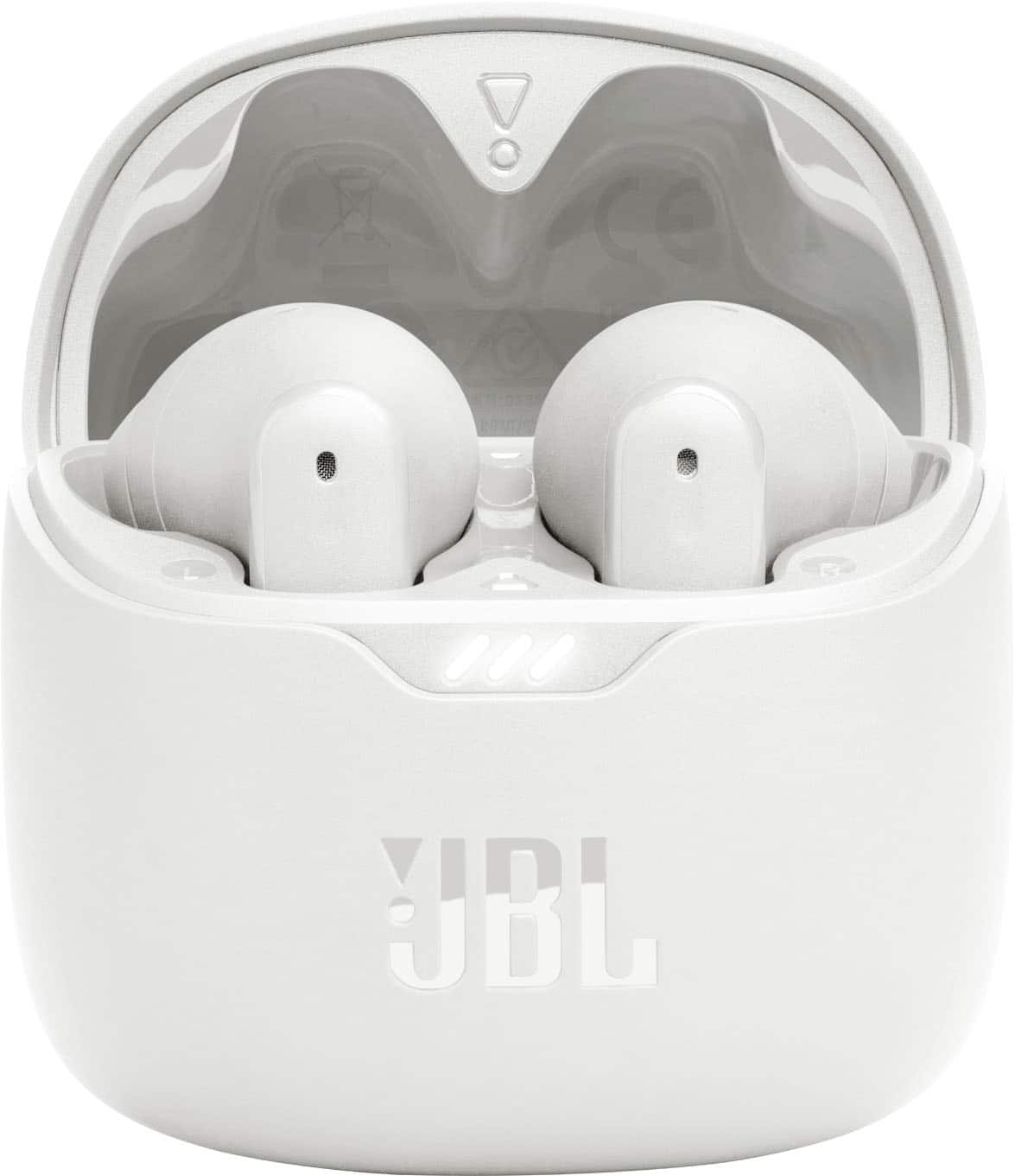 Alt View 5. JBL - Tune Flex 2 True Wireless Noise Cancelling Earbuds - 2025 - White.