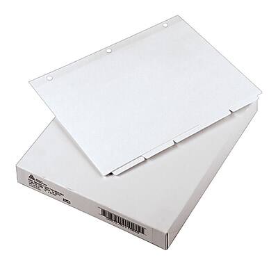 Front. Avery - Write & Erase Paper Dividers, 5 Tabs, 36 Sets/Box - White.