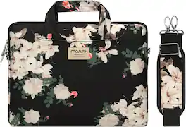 mosiso - Laptop Shoulder Bag 13-13.3 inch Notebook Carrying Briefcase Sleeve for MacBook Pro 14 inch HP Dell ASUS Acer Surface - Syringa