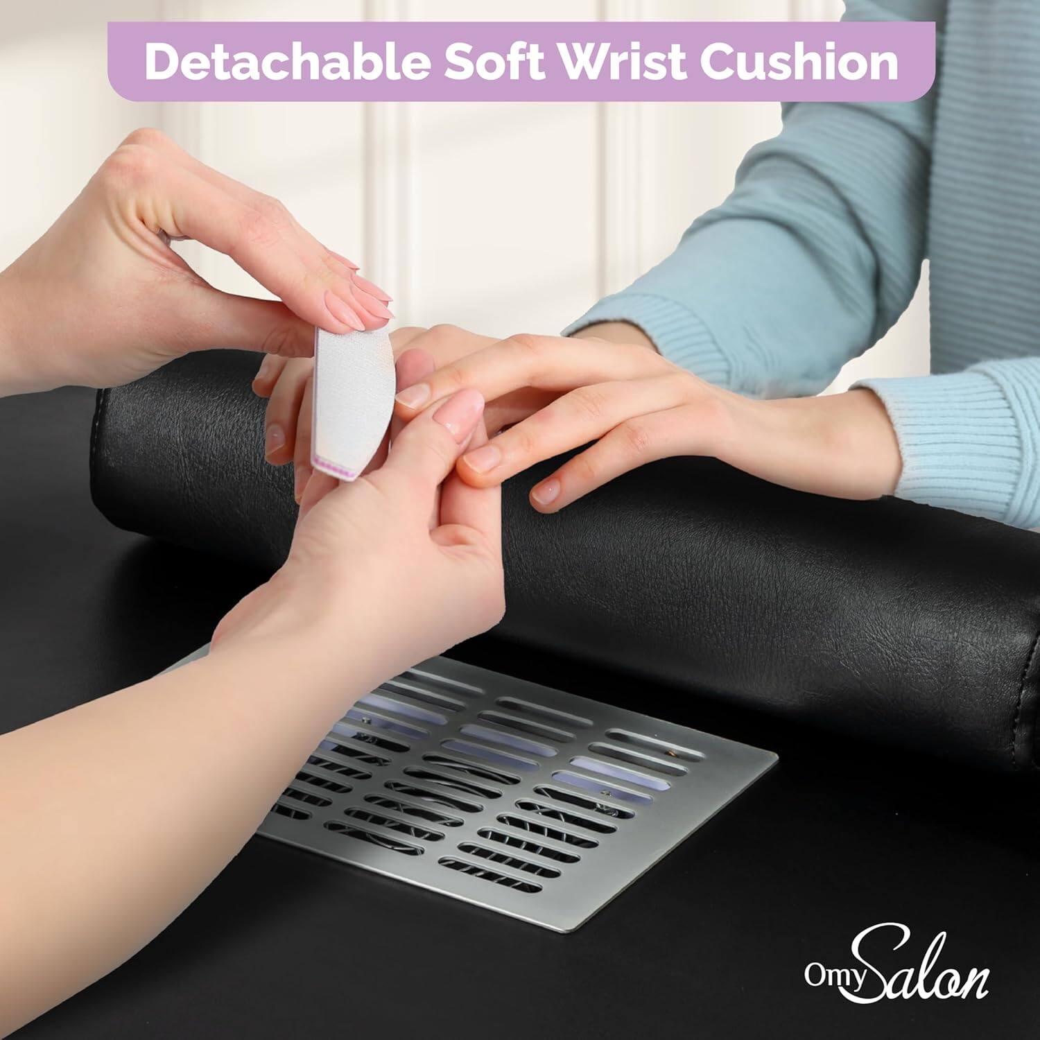 Detachable Soft Wrist Cushion  
Omy Salon