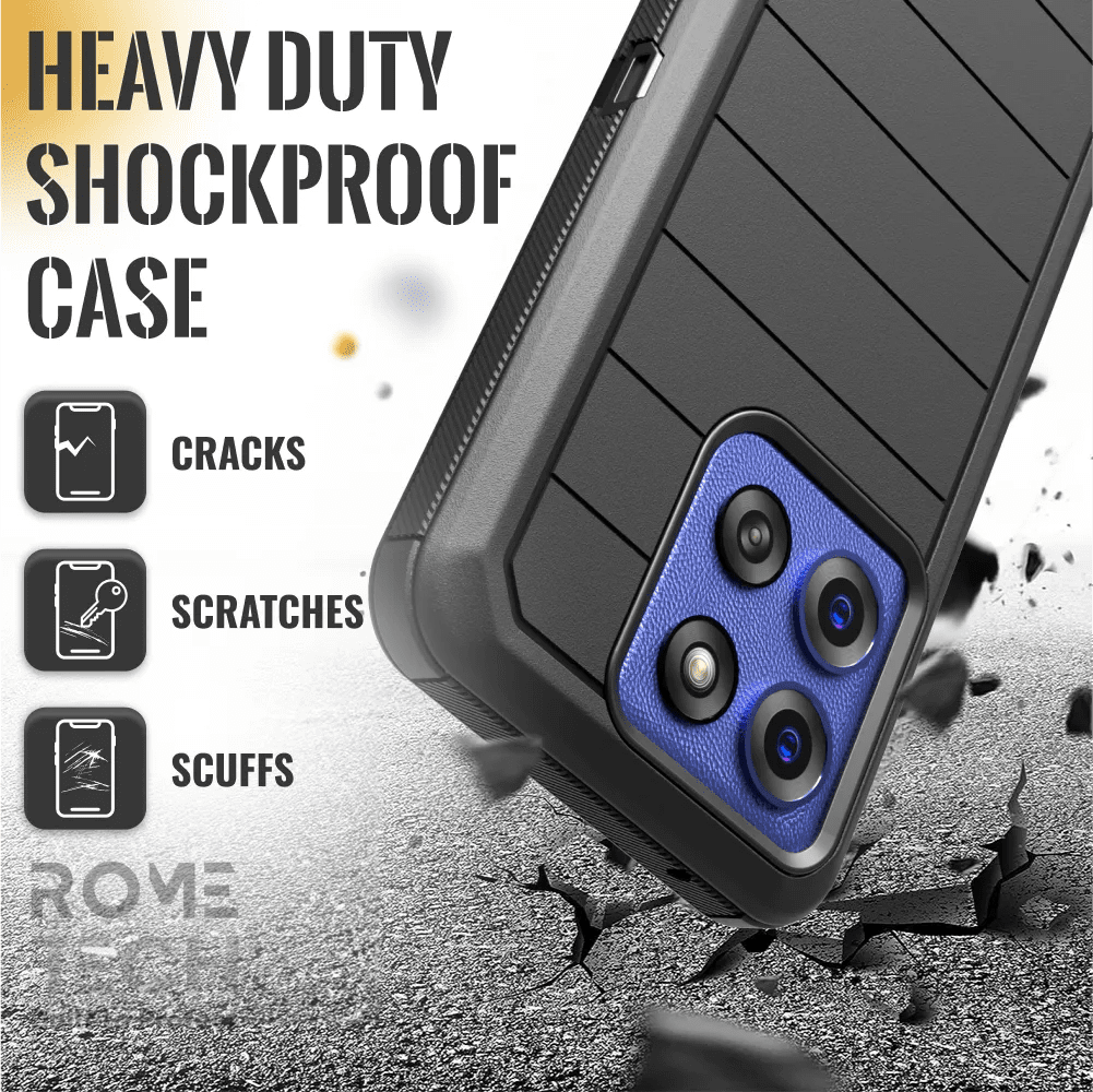 HEAVY DUTY SHOCKPROOF CASE

CRACKS
SCRATCHES
SCUFFS

ROME