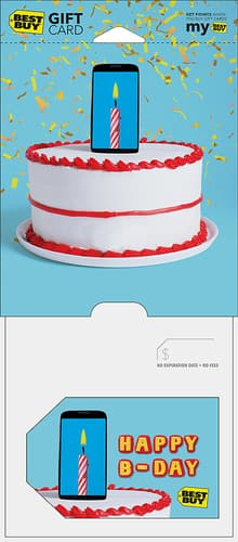  Best Buy - $50 Smart-Candle Birthday Gift Card