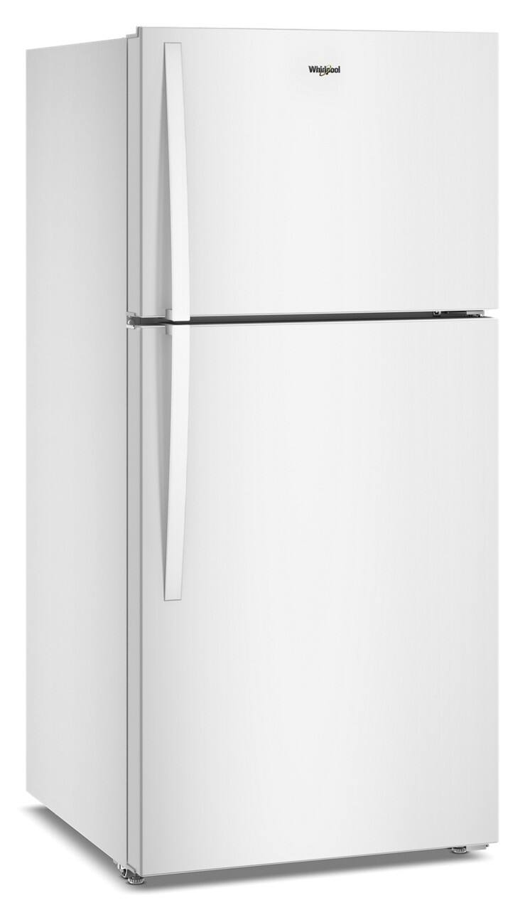Alt View 9. Whirlpool - 19.2 Cu. Ft. Top-Freezer Refrigerator with Total Coverage Cooling - White.