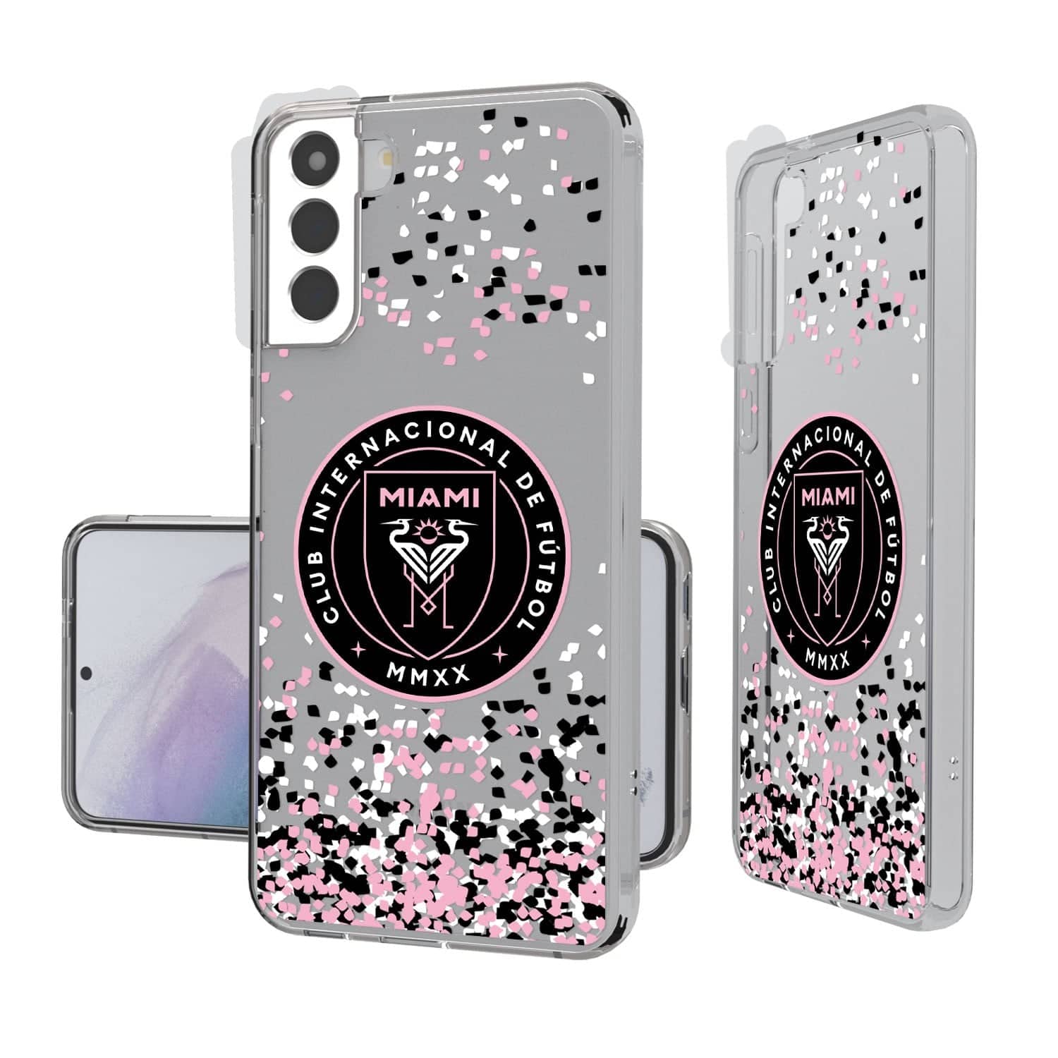 Keyscaper - MLS - Inter Miami CF Galaxy Confetti Clear Case - S24 Plus - Multicolor price history on PriceWatchPro