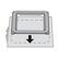 Angle. Brother Mobile Solutions - Brother SAMFM100 4x4 Inch Magnetic Embroidery Hoop.