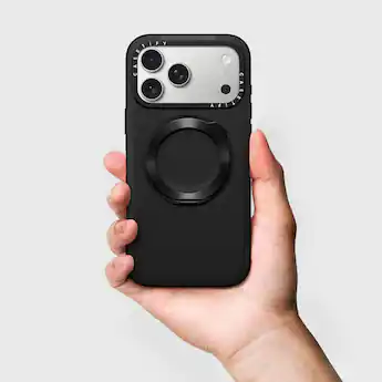 Force Ring Stand Case by CASETiFY for iPhone 17 Pro Max Black Force Ring Stand Case by CASETiFY for iPhone 17 Pro Max Black