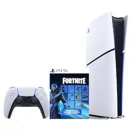 PlayStation 5 Slim Digital PS5 with Fortnite Cobalt Star Bundle - PlayStation 5