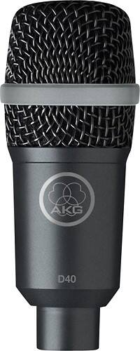 Front Standard. AKG - D40 Dynamic Microphone - Dark Stage Blue.