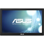 Front Zoom. ASUS - 15.6" LED HD Monitor (USB) - Black.