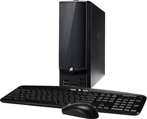 Best Buy: eMachines Small Form Factor Desktop / AMD Athlon™ II X2 ...